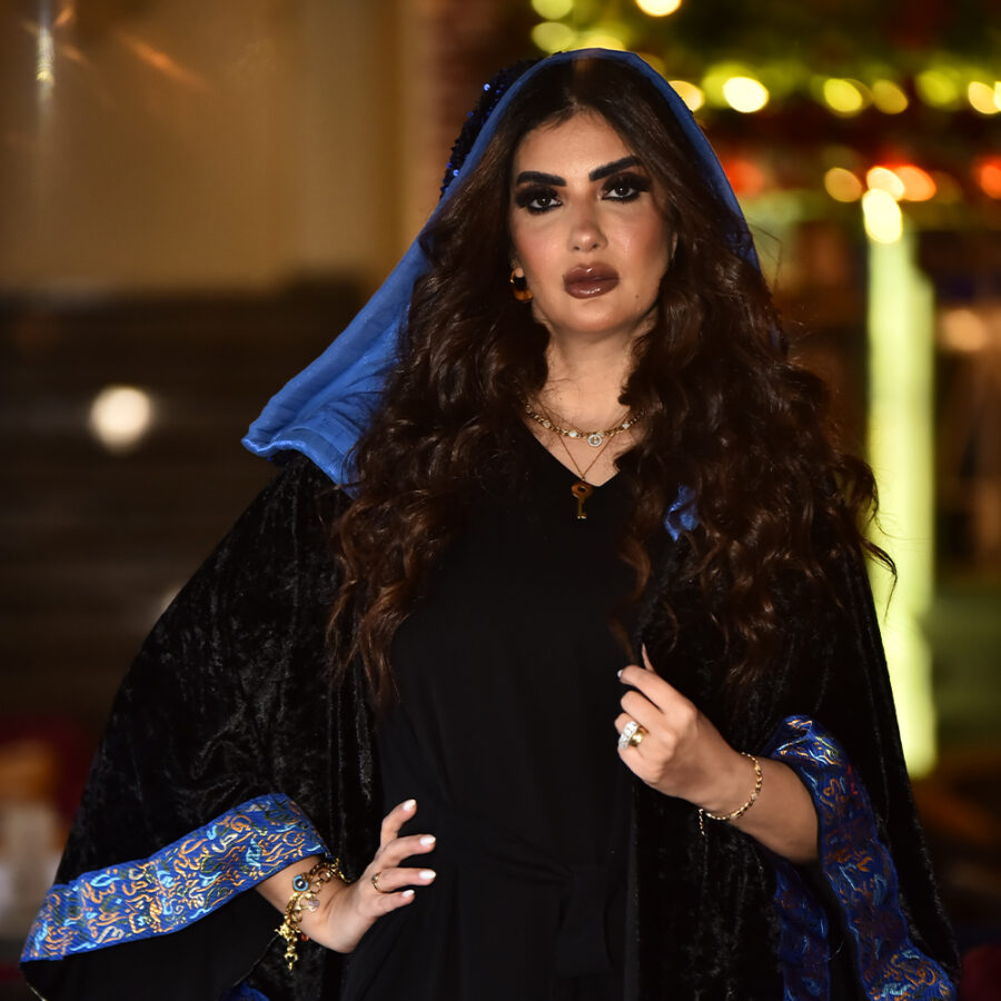 BLACK & BLUE Kaftan – A Fusion of Tradition & Modern Elegance - Image 6