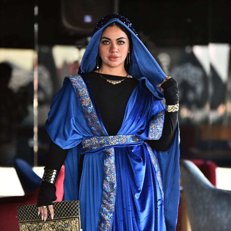 BLACK & BLUE Kaftan – A Fusion of Tradition & Modern Elegance - Image 6