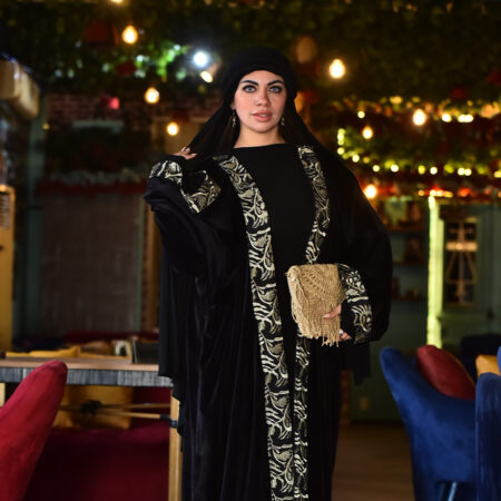 HANOVIAN Black Kaftan – Timeless Elegance with a Modern Twist