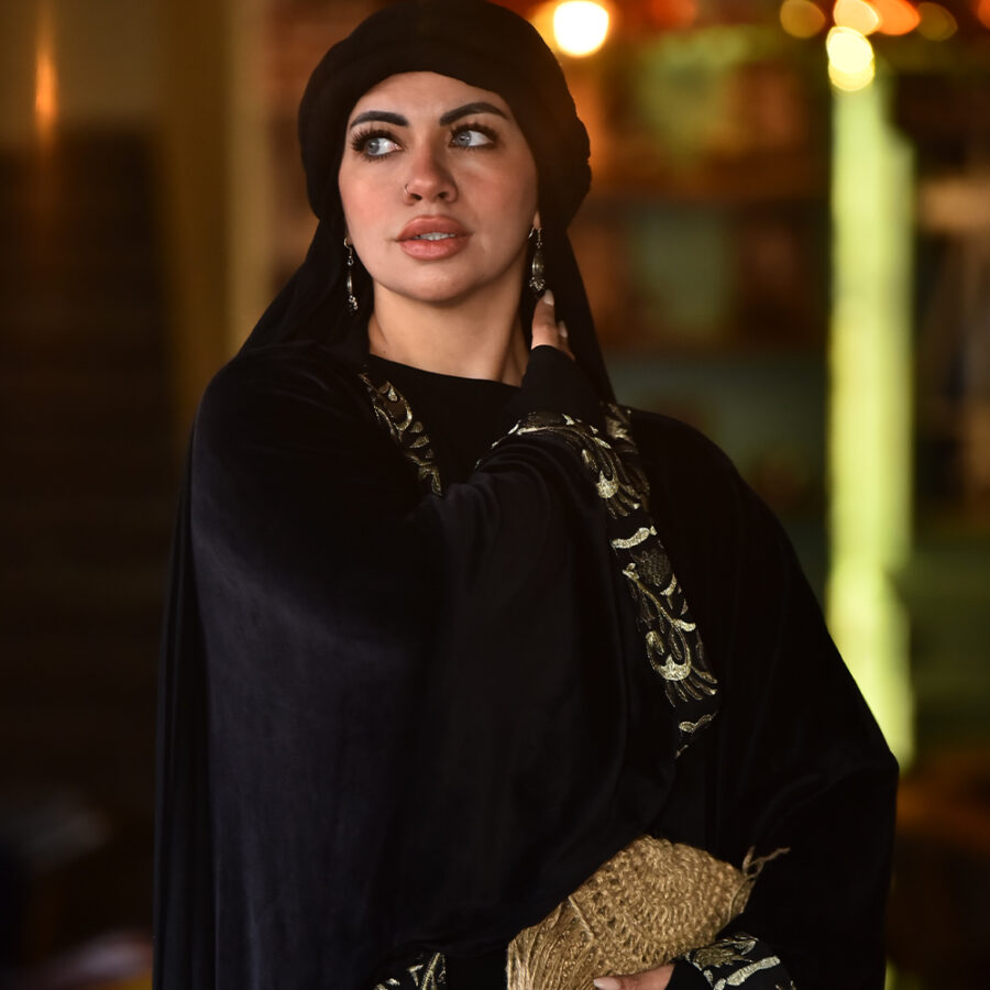 HANOVIAN Black Kaftan – Timeless Elegance with a Modern Twist - Image 5