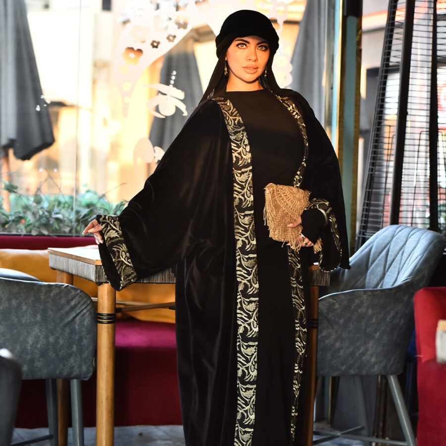 HANOVIAN Black Kaftan – Timeless Elegance with a Modern Twist - Image 6
