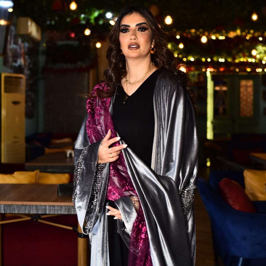 GREY Kaftan – Where Elegance Meets Modern Sophistication - Image 2