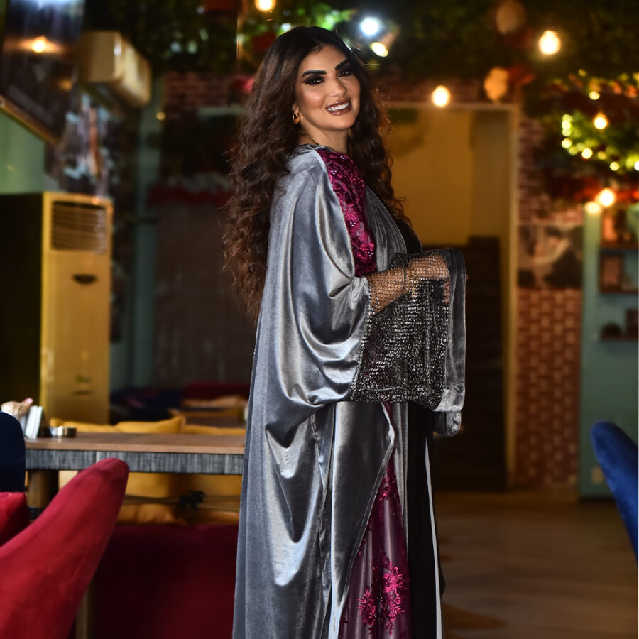 GREY Kaftan – Where Elegance Meets Modern Sophistication - Image 4