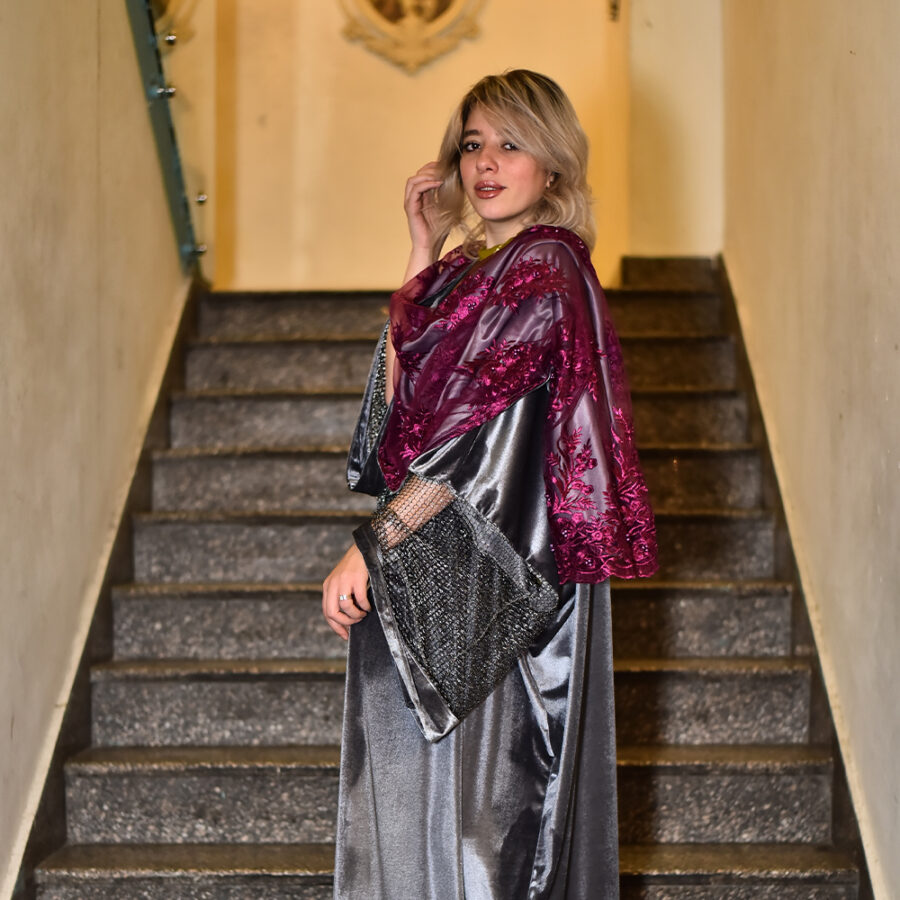 GREY Kaftan – Where Elegance Meets Modern Sophistication - Image 3