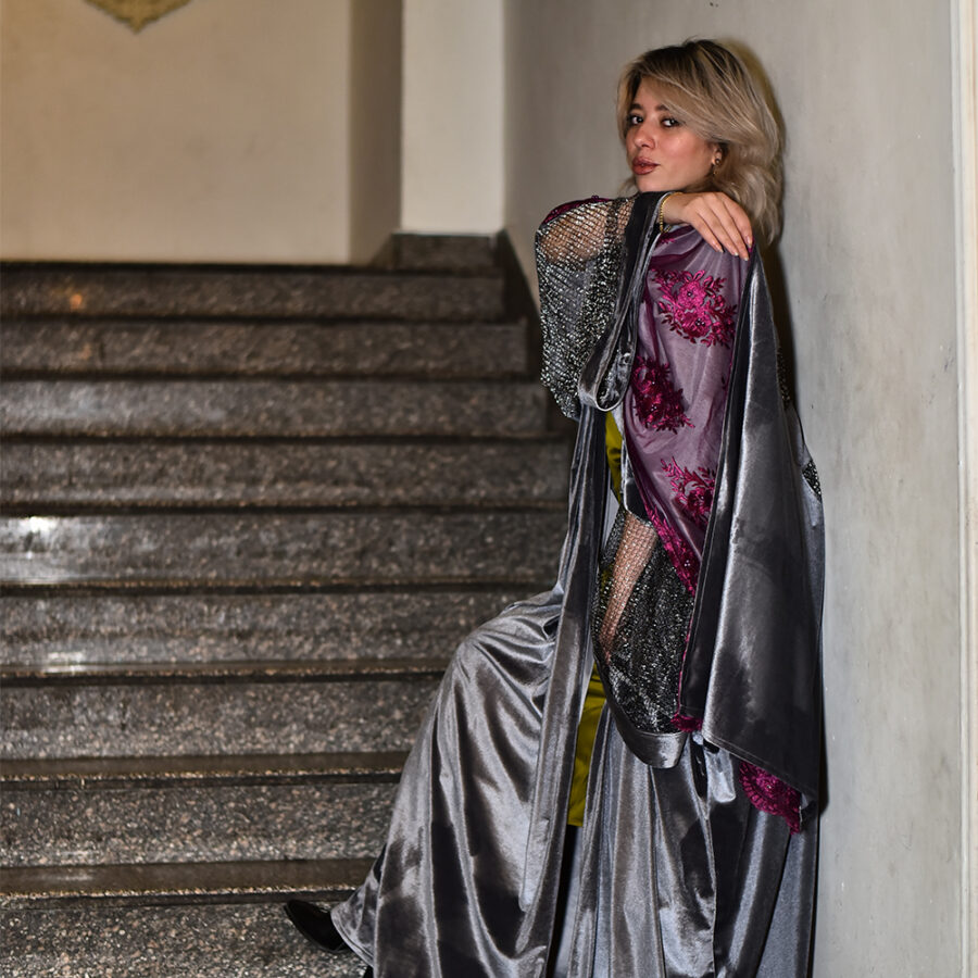 GREY Kaftan – Where Elegance Meets Modern Sophistication