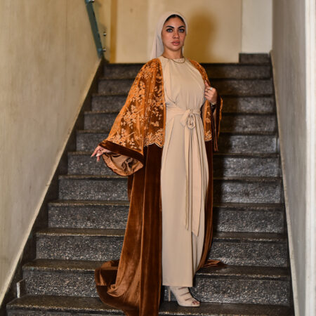 HANOVIAN Black Kaftan – Timeless Elegance with a Modern Twist