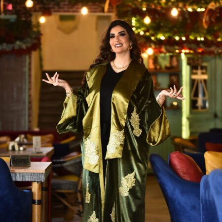 OLIVE GREEN Kaftan – A Timeless Statement of Luxury & Elegance